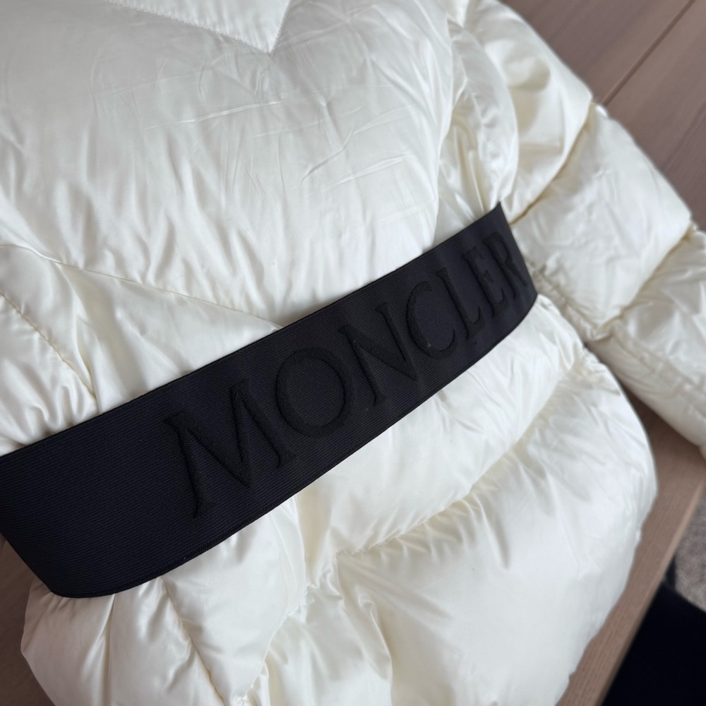 Moncler Cream Puffer Jacket - Picture 8 of 10